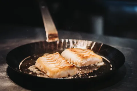 cod in a pan